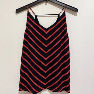LOFT striped drapey cami